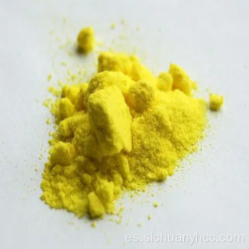 Dicromato de potasio cromo pigmento amarillo